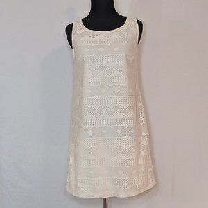 3/$20 / Xhilaration Off White Crochet Dress